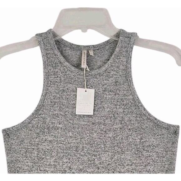 Banana Republic ~Woman Size XS~ Gray Signature Collection Sleeveless T-shirt NWT - Picture 7 of 12